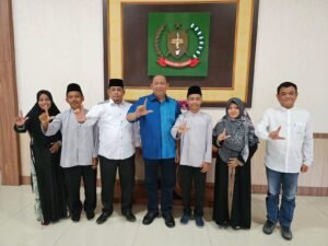 PLT Bupati Langkat H,Syah Afandin, SH Menerima Audensi Peserta MTQ JQH Tingkat ASEAN Tahun 2023 Di Rumdis Bupati Langkat