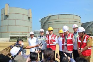 Presiden Jokowi Tinjau Pembangunan Industri Petrokimia di Cilegon