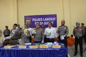 Hasil Ungkap Kasus Narkoba Selama Sepekan Penindakan Sat Narkoba Polres Langkat