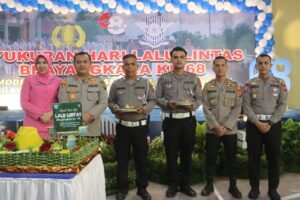 Hari Jadi Sat Lantas Bhyangkara ke – 68 Tahun Polres Langkat Gelar Syukuran