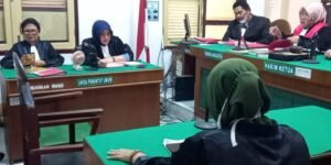 JPU Kejati Sumut, Tiorida Hutagaol Membacakan Dakwaannya  Perkara 10 kg Sabu Di Pengadilan Negeri Medan