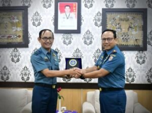 WAASKOMLEK KASAL MELAKSANAKAN COURTESY CALL DALAM RANGKA SAFARI KOMLEK DI LANTAMAL XI MERAUKE