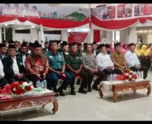 Wakili Dandim, Pasiter Kodim 1310/Bitung Hadiri Pengukuhan Pengurus MUI Kota Bitung Masa Hikmad 2022 – 2027