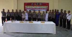 Deteksi Dini Penyalahgunaan Narkotika, Polres Langkat Cek Urine Anggota Polri dan ASN