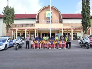 Polisi Sahabat Anak, Polres Loteng Terima Kunjungan PAUD Kartini Wakul