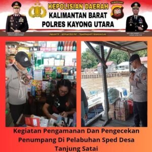 Kegiatan Pengamanan Di Pelabuhan Speedboat Desa TJ Satay Pulau Maya