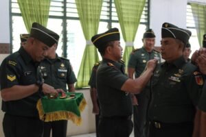 Dandim 1310/Bitung Pimpin Acara Korprapot Kenaikan Pangkat Anggota Kodim 1310/Bitung