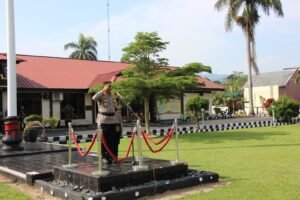 Operasi Mantap Brata 2023-2024, Polres Lampung Barat gelar Apel pasukan