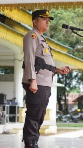 Apel Gelar Pasukan Ops Mantap Brata Toba 2023 – 2024, Dalam Rangka Pengamanan Pemilu Tahun 2024 Di Wilayah Kab. Langkat