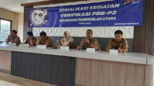 Verifikasi PBB-P2 Di wilayah Kelurahan Paninggilan utara