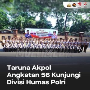 Taruna Akpol Angkatan 56 Kunjungi Divisi Humas Polri