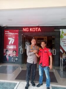 Jalin Silaturahmi, Awak Mediainvestigasimabes.co.id  Berkunjung ke Polresta Malang kota