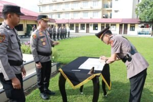 Sertijab Wakapolres Dan 5 Jabatan Perwira Di Lingkungan Polres Berau.
