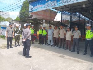 Sat Lantas Polres Langkat Laksanakan Razia Pajak Kenderaan Bermotor