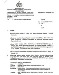 Ada Apa? Paminal Bidpropam Korbrimob Polri Panggil CEO PT.Jurnalis Nusantara Satu