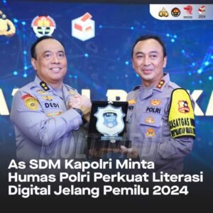 As SDM Kapolri Minta Humas Polri Perkuat Literasi Digital Jelang Pemilu 2024