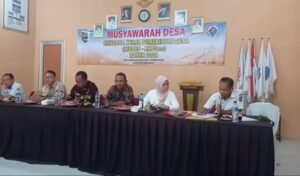 Desa Pampangan Melaksakan Musdes Penyusunan RKP Desa Tahun 2024 Mendatang.