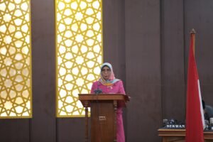 Pj Bupati Nagan Raya Sampaikan Jawaban Penjelasan Rancangan APBK Tahun 2024.