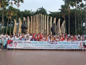 Deklarasi Karo Bersatu Untuk Indonesia Maju. Prabowo Subianto – Gibran Rakabuming Raka, Pilpres 2024