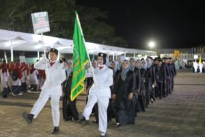 Alhamdulillah Kegiatan Defile Dan Pawai Ta’ aruf kafilah Nagan Raya Yang Berjumlah 49 Peserta Di Kabupaten Simeulue