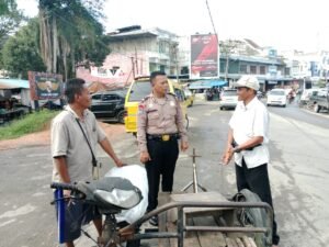 Sat Binmas Polres Langkat Laksanakan Sambang Dan Tatap Muka Wujudkan Cooling System’ Pemilu 2024