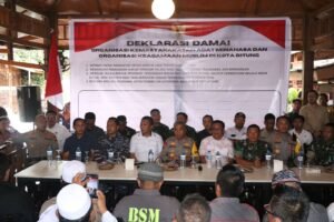 Organisasi Kemasyarakatan Adat Minahasa dan Organisasi Keagamaan Muslim di Bitung Gelar Deklarasi Damai