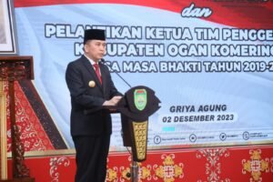 Polda Sumsel AKBP Diliyanto SIk SH MH Menghadiri dan Menyaksikan Pelantikan H. M. Dja’far Shodiq Sebagai Bupati Ogan Komering Ilir (OKI)