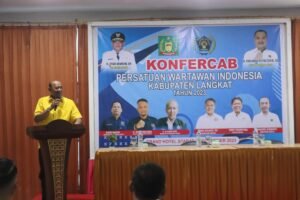 Waka Polres Langkat Menghadiri Pembukaan KONFERCAB PWI KABUPATEN LANGKAT