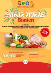Polda Banten Gelar Pasar Murah
