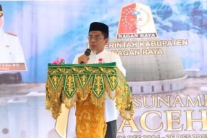 Pemkab Nagan Raya Mengenang Peristiwa Tsunami Melanda Aceh Melakukan Zikir Dan do’a Bersama