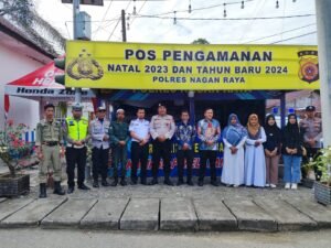 Sekda Kabupaten Nagan Raya Melakukan Kunjungan di Beberapa Posko Pengamanan Operasi Lilin Seulawah 2023.
