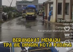 Dampak Terjadi Longsor, TPA Aie Dingin Padang Tampung Sampah Bukittinggi