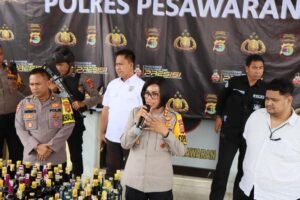 Akhir Tahun 2023 : Polres Pesawaran Gelar Press Release Paparkan Capaian kinerja 