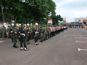 Kapolres Sama Pj Walikota Apel Siaga Persiapan Pengamanan Malam Pergantian Tahun 2023-2024