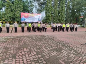 Polres Langkat Turunkan 171 Personil, Pengamanan Ibadah Gereja Tahun Baru 2024