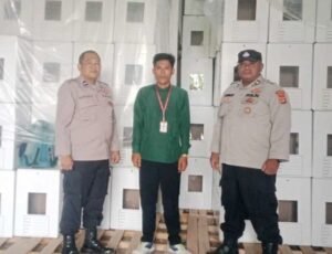 Tiga Gudang Logistik Pemilu 2024 di Tulang Bawang Selalu Dijaga Ketat Polisi