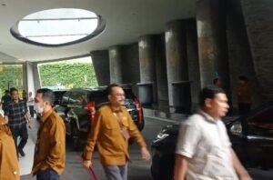 Puji Riyanto Kucing-Kucingan Saat Rakerwil BRI Di Novotel