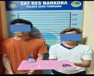 Polres Aceh Tenggara Ungkap Kasus Narkotika Di Warung Internet, Dua Tersangka Bandar Sabu Diamankan