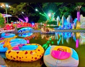 Wisata keluarga Rainbowlake Bekasi yang Mempesona Indah nya