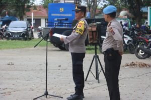 Polres Langkat Laksanakan Pengamanan Hut Langkat Ke 274 Di Alun – Alun T. Amir Hamzah Kabupaten Langkat