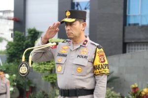 Kapolda Sumsel Irjen Pol.A.Rachmad Wibowo SIK diWakili Wakapolda Sumsel Brigjen Pol M.Zulkarnain,SIK MSI Pimpin Upacara Bendera Bulanan 17 Januari 2024.