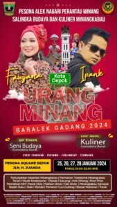 Bazar UMKM kuliner Minang dan seni Budaya Sumatra Barat Perantau minang Baralek Gadang