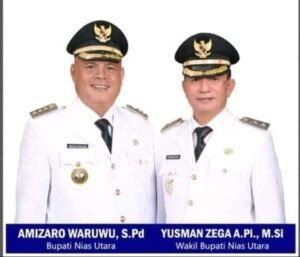 Periode Bupati Amizaro Waruwu Dan Yusman Zega Alun-alun Kota Nias Utara Terbangun