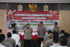 Kapolresta Cirebon Sampaikan Commander Wish Untuk Dipedomani Oleh Seluruh Personilnya