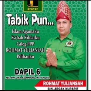 Rahmat Yuliansah Calon DPRD Dapil Enam Kabupaten Pesawaran, “Niat Tulus Untuk Menampung Aspirasi Masyarakat”