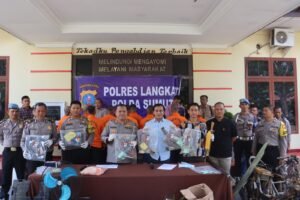 Polres Langkat Release, Kasus Tindak Pidana Melakukan Kekerasan Terhadap Orang Atau Barang.