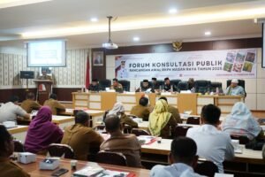 Pemkab Nagan raya Melalui Bappeda Adakan Acara forum Konsultasi Publik RANWAL dan RKPK Tahun 2025