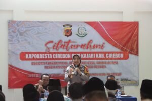 Kapolresta Cirebon Bersama Dandim Dan Kajari Gelar Silaturahmi Kamtibmas di Ciwaringin
