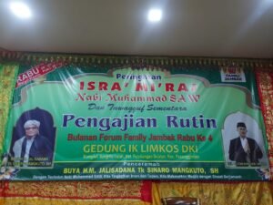 Forum Family Jambak Jabodetabek Mengadakan Acara Isra Mi’raj