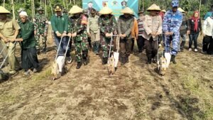 Penanaman Perdana Jagung Bersama Pangdam V/Brawijaya di Wilayah Kodim 0808/Blitar